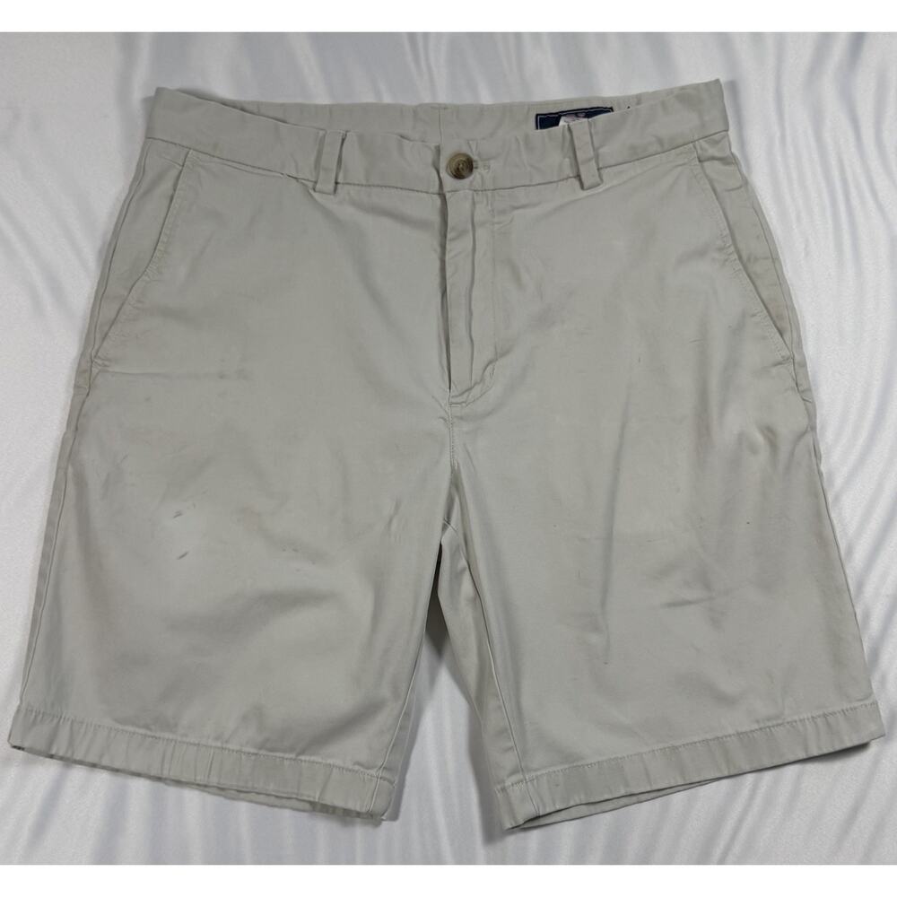Vineyard Vines Khaki Shorts 33 Mens Classic Chino Stretch Casual Summer Preppy